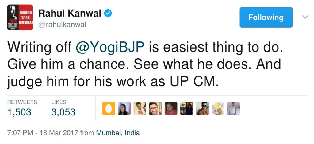 By some measure, @yogi_adityanath is far & away the most popular mass leader of BJP in UP. UP will be hottest story for next several months.