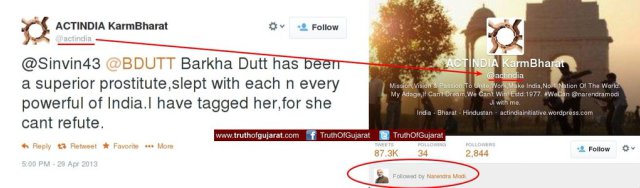 actindia abusing barkha dutt