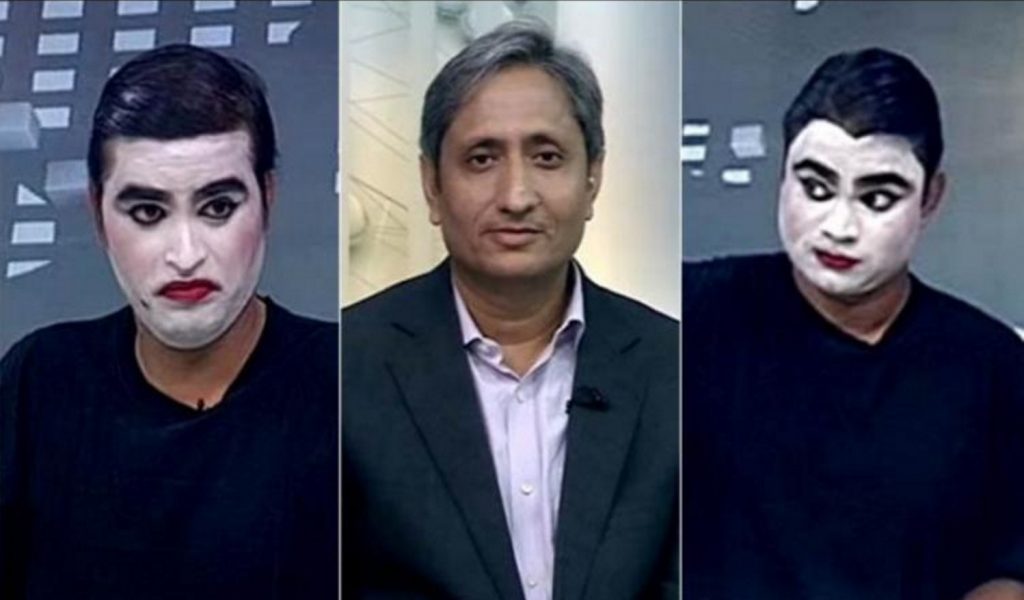 Ravish Kumar mime artists