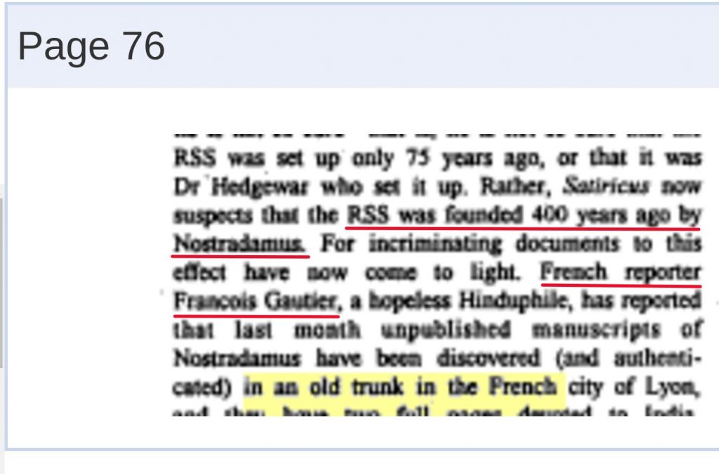 rss was founded 400 years ago by Nostradamus, unpublished manuscripts in an old trunk in the french city of lyon