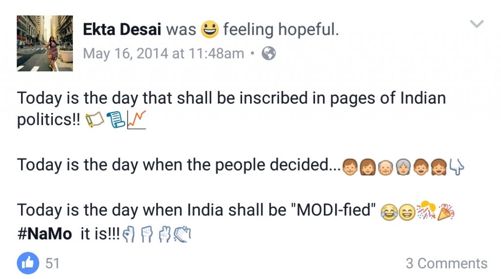 Ekta Desai verbal assault subway newyork modi fan