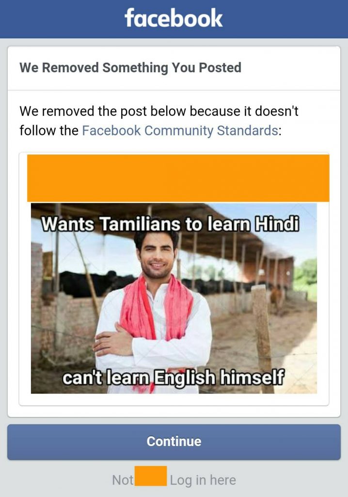 Liberal Indian blocked