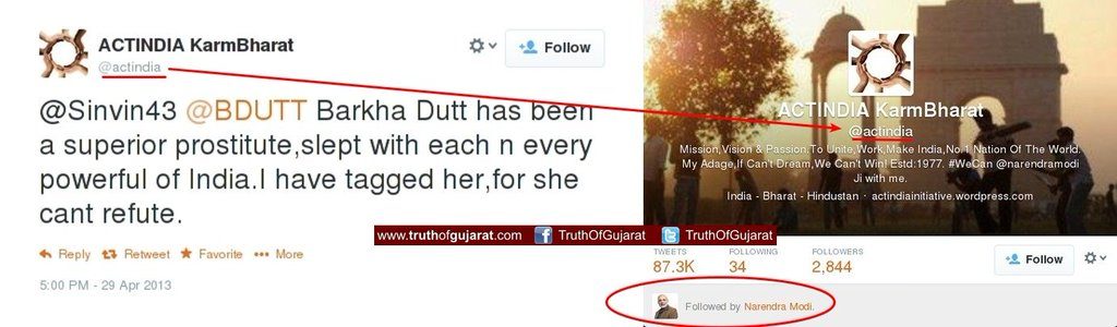actindia abusing barkha dutt