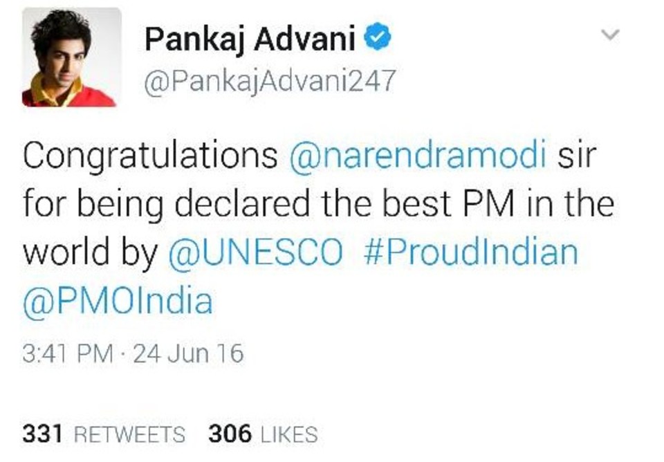 pankaj-advani-unesco-best-pm