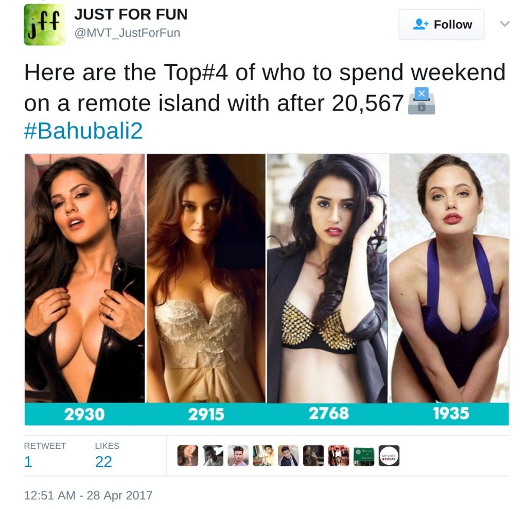 Here are the top#4 of who to spend weekend on a remoate island with