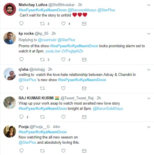 IsPyaarKoKyaNaamDoon-tweets