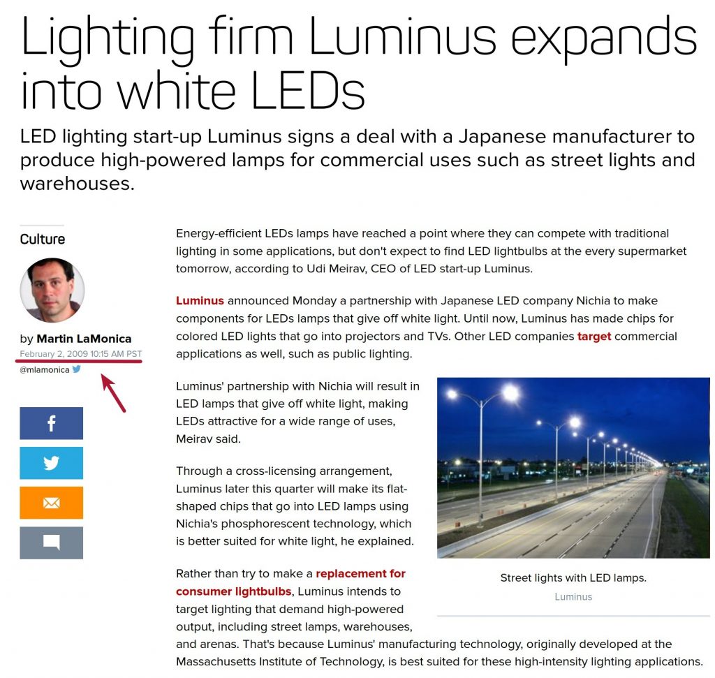 Piyush Goyal tweet lighting firm Luminus