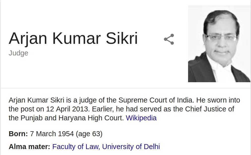 Justice Arjan Kumar Sikhri
