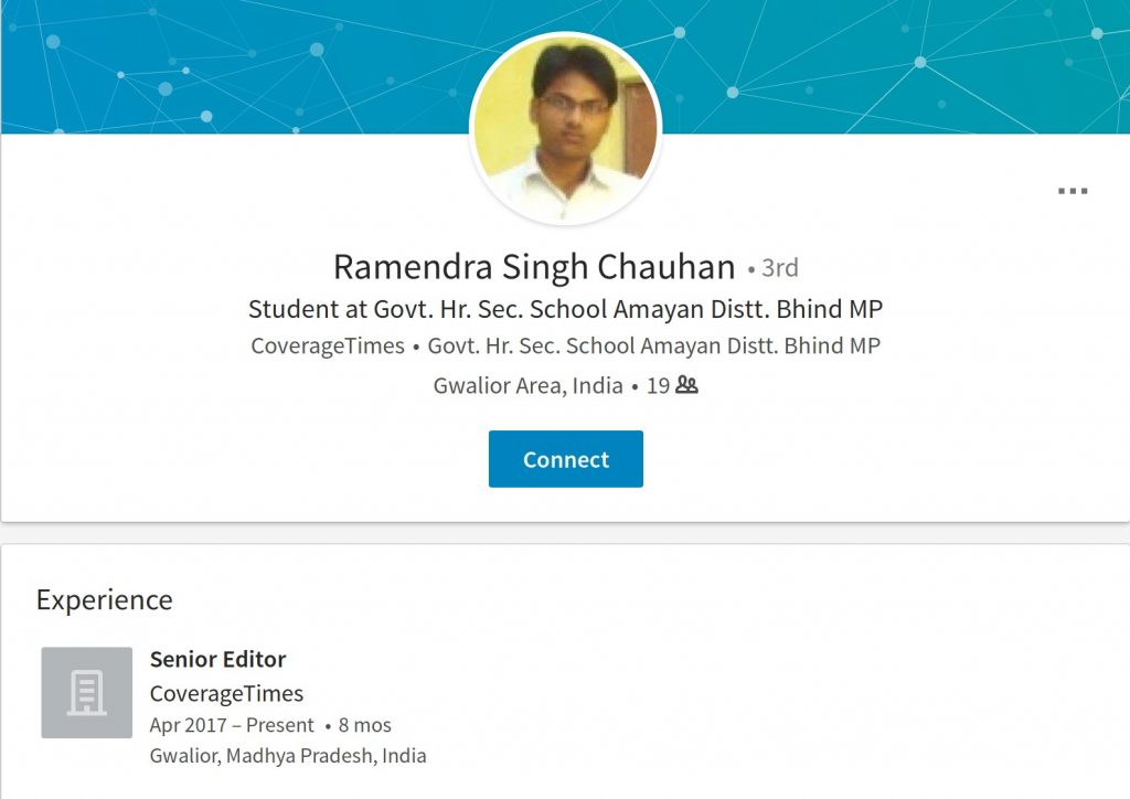 Ramendra Singh Chauhan LinkedIN