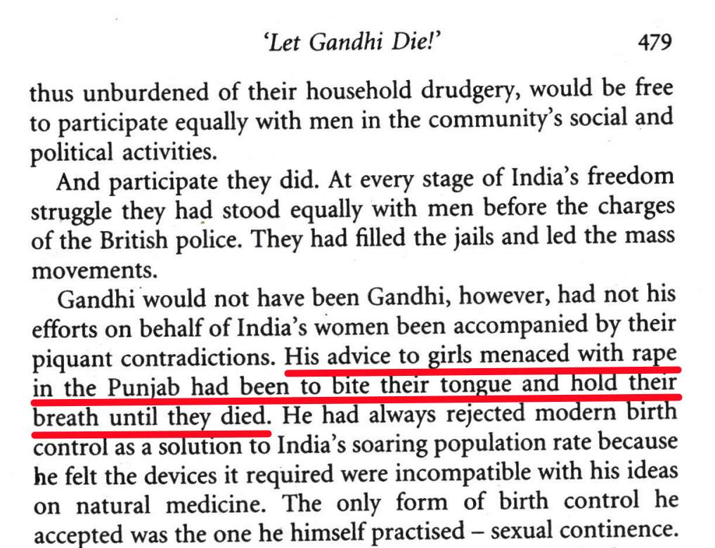Gandhi's advice to girls
