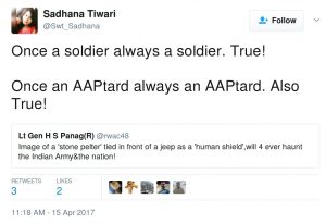 Once a soldier always a soldier. True! Once an AAPtard always an AAPtard. Also True!