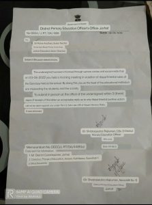 Showcause Notice (translated)