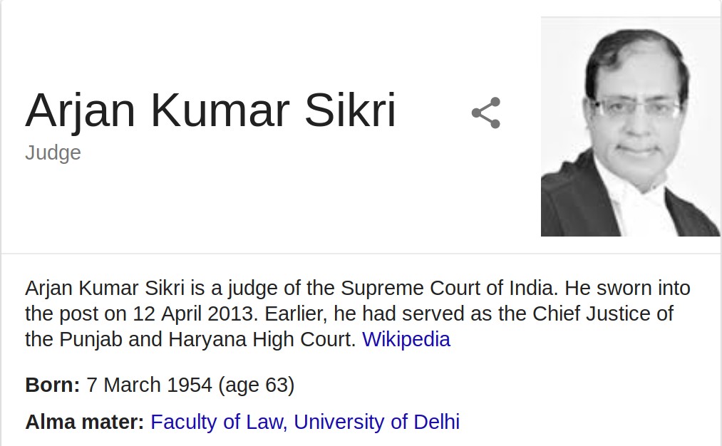 Justice Arjan Kumar Sikhri