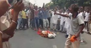 sikh -effigy