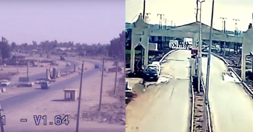 सीरिया और इराक के कार बम विस्फोटों को पुलवामा हमले के CCTV फुटेज के रूप में शेयर किया गया