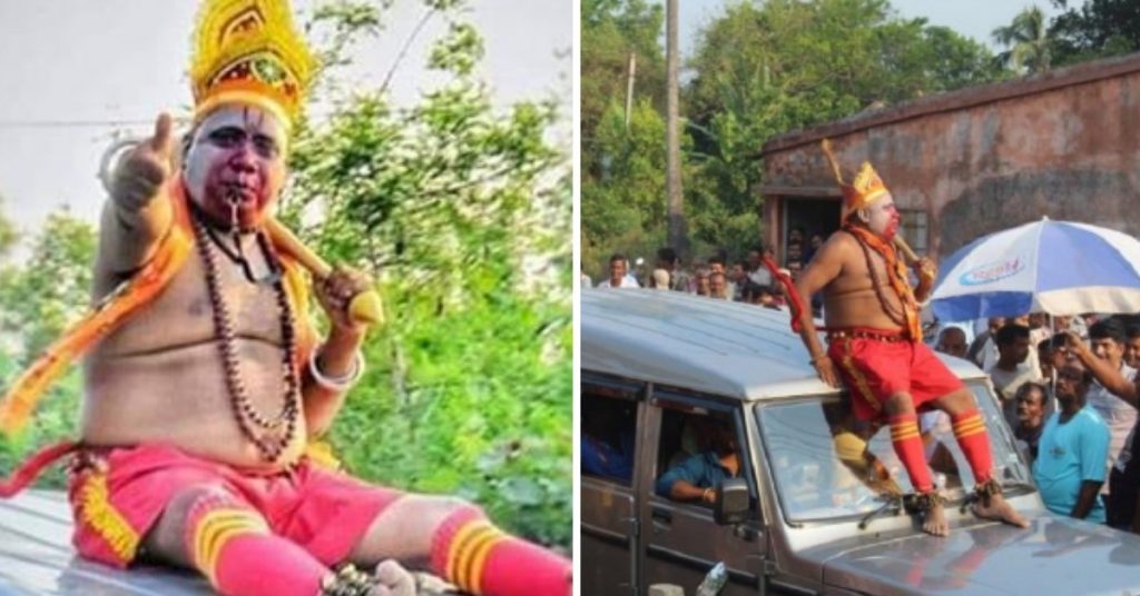 नहीं, पश्चिम बंगाल से भाजपा प्रत्याशी ने हनुमान का वेश नहीं धारण किया था