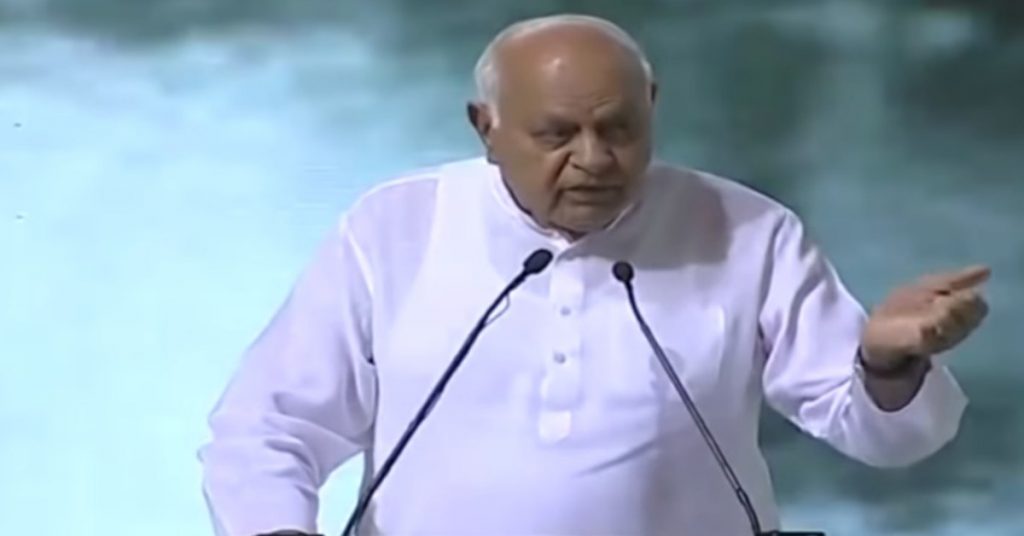 क्या अमित शाह के गृह मंत्री बनने के बाद फारुक अब्दुल्ला ने ‘भारत माता की जय’ के नारे लगाए?