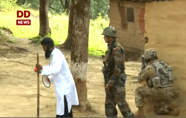 भारत-अमेरिका के संयुक्त सैन्य अभ्यास का पुराना वीडियो कश्मीर में ‘लाइव मुठभेड़’ के रूप में साझा