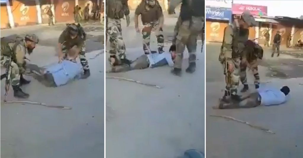 अनुच्छेद 370: भारतीय सेना द्वारा कथित तौर पर एक लड़के को पीटने का पुराना वीडियो वायरल