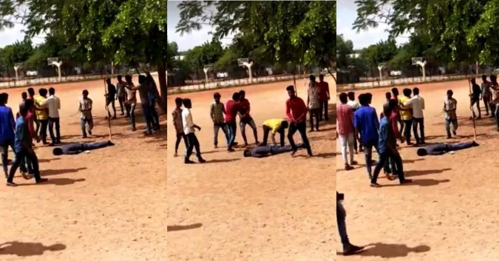 आंध्रप्रदेश के एक कॉलेज का वीडियो केंद्रीय विद्यालय की घटना बताकर साझा