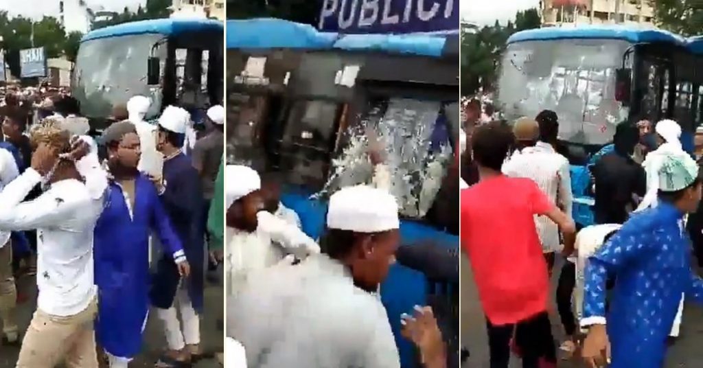 झूठा दावा: मुस्लिमों ने किया RSS और बजरंग दल के खिलाफ हिंसक प्रदर्शन
