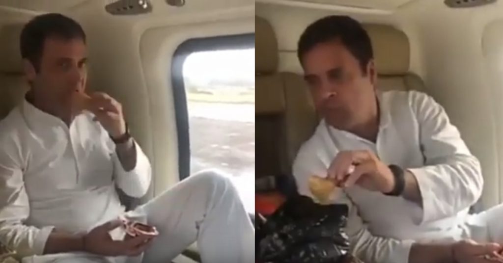 राहुल गांधी का लोकसभा चुनाव के समय का वीडियो बाढ़ निरिक्षण के रूप में साझा