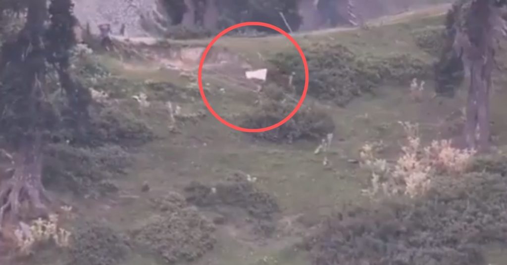भारतीय सेना द्वारा सफ़ेद झंडा लहराने के गलत दावे से पाक सोशल मीडिया में पुराना वीडियो शेयर