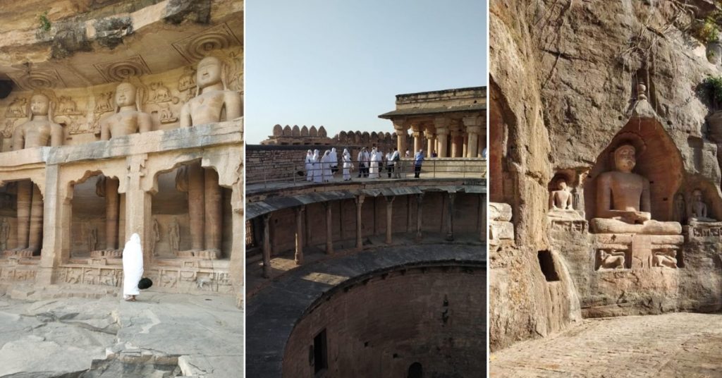 ग्वालियर किले की तस्वीरें कर्नाटक में मस्जिद गिराने पर जैन मंदिर मिलने के दावे से प्रसारित