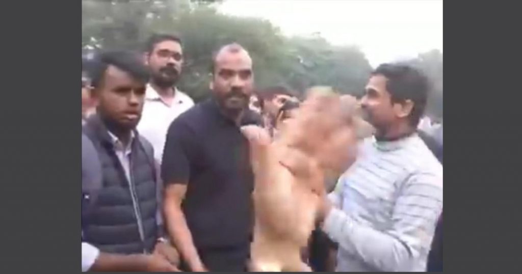 30 वर्षीय JNU छात्र पंकज मिश्रा का फोटो 47 वर्षीय मोइनूद्दीन का बताकर वायरल किया गया