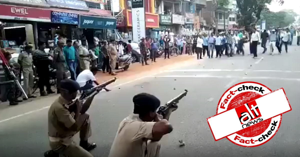 झारखण्ड मॉकड्रिल का वीडियो असम में CAB का विरोध कर रहे लोगों पर गोलियां चलाने के दावे से वायरल