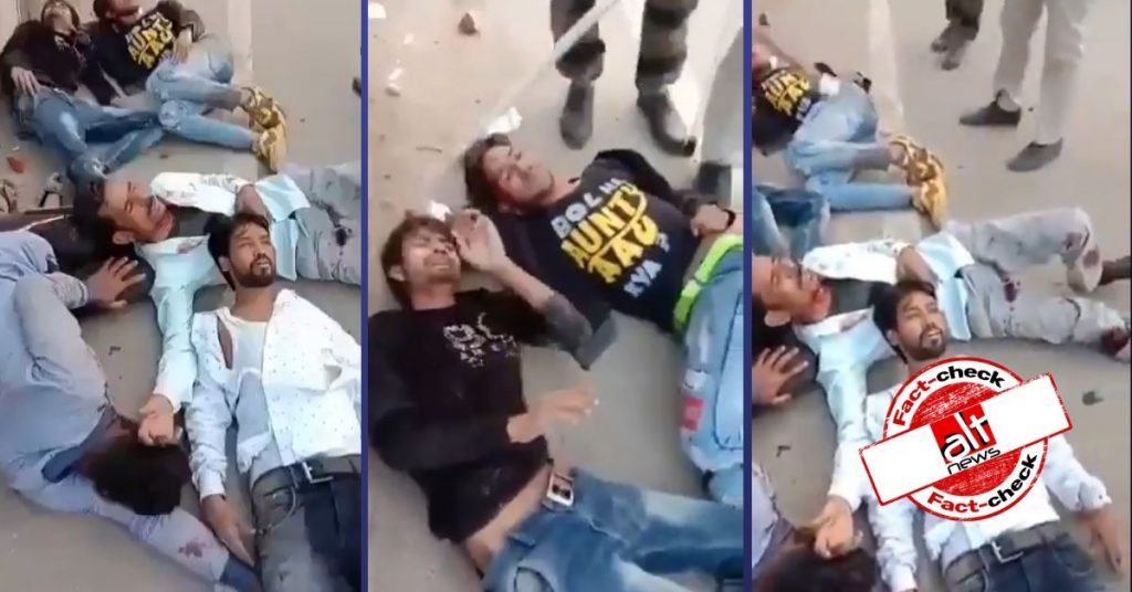 दिल्ली हिंसा के समय पुलिस बर्बरता का वीडियो फिर से झूठे दावे के साथ शेयर