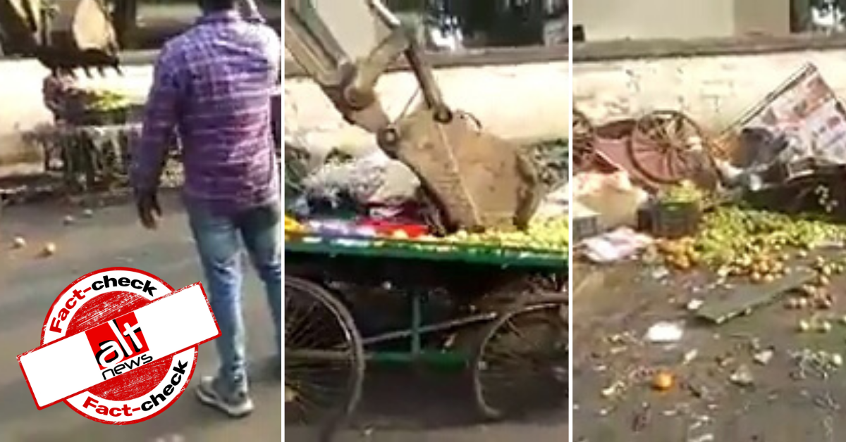 यूपी में गरीबों पर अत्याचार का वीडियो ओडिशा के अतिक्रमण का निकला