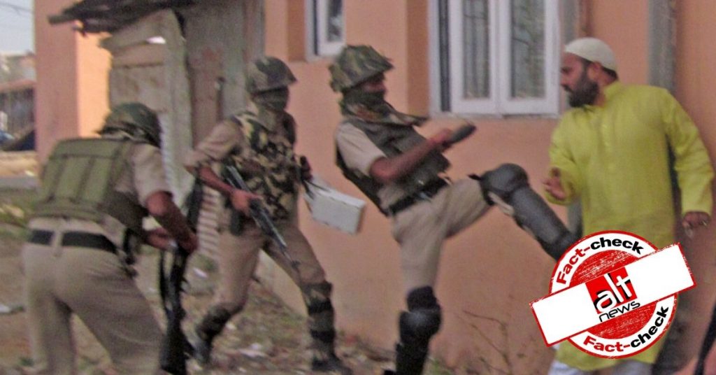 जम्मू-कश्मीर की 6 साल पुरानी तस्वीर को दिल्ली हिंसा का बताकर सोशल मीडिया पर शेयर किया