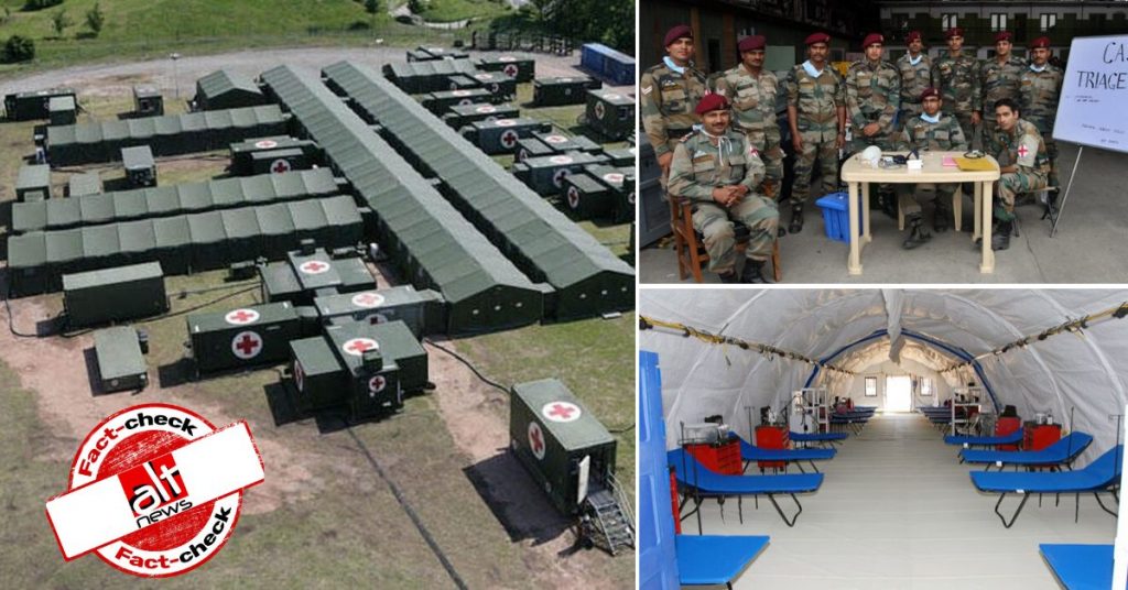 कोरोना वायरस : भारतीय सेना ने राजस्थान में रातों-रात 1000 बिस्तरों वाला अस्पताल बना दिया?