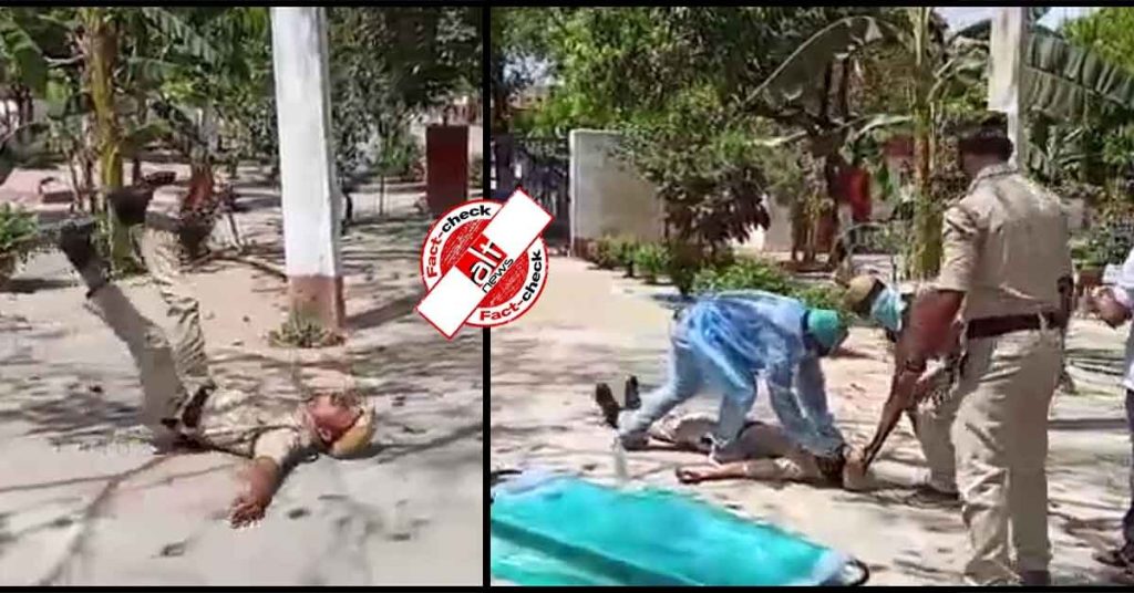 हाजीपुर की जेल में हुई मॉक ड्रिल का वीडियो कोरोना वायरस के असली पेशेंट का बताकर शेयर किया जा रहा है