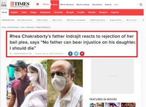 times first report