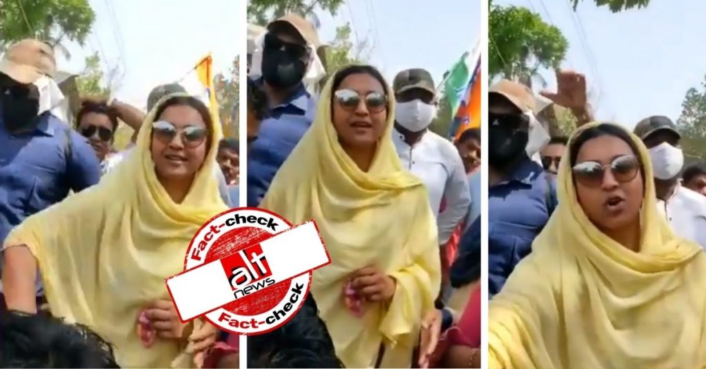 BJP ने TMC उम्मीदवार का अधूरा वीडियो शेयर करते हुए दावा किया कि वो वोटरों को धमका रही हैं