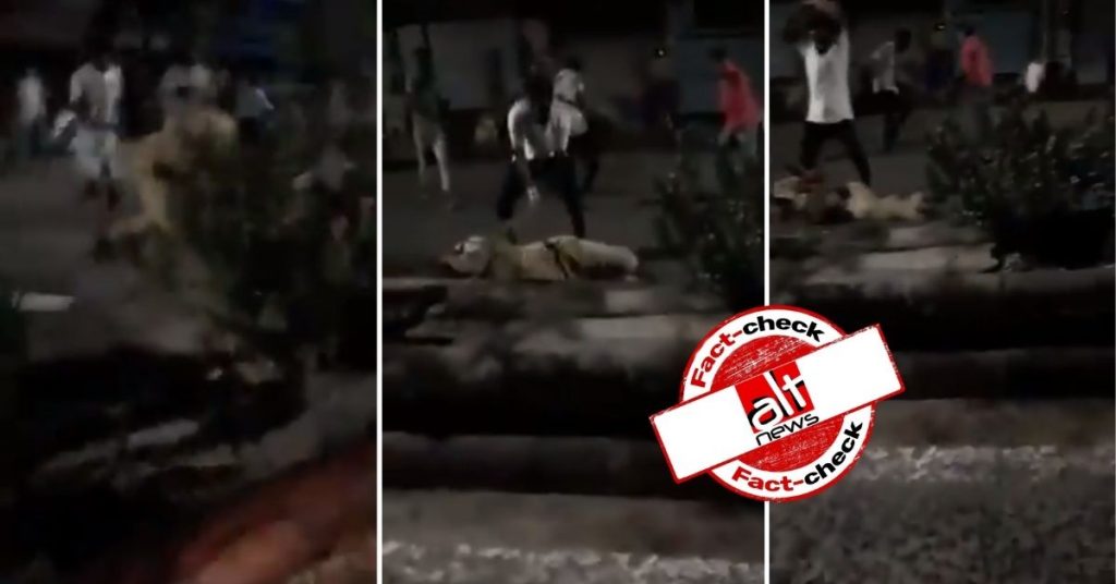 हैदराबाद में मुस्लिम भीड़ के पुलिसवालों को पीटने के ग़लत दावे के साथ अहमदाबाद का वीडियो शेयर