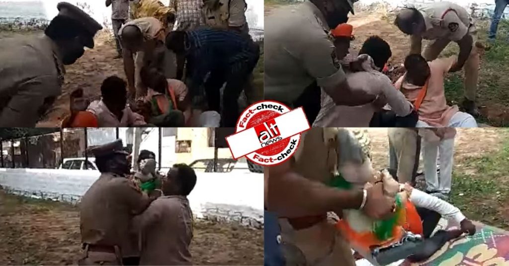 केरला में हिन्दुओं को गणेश पूजा करने से रोकने के दावे के साथ हैदराबाद का वीडियो शेयर
