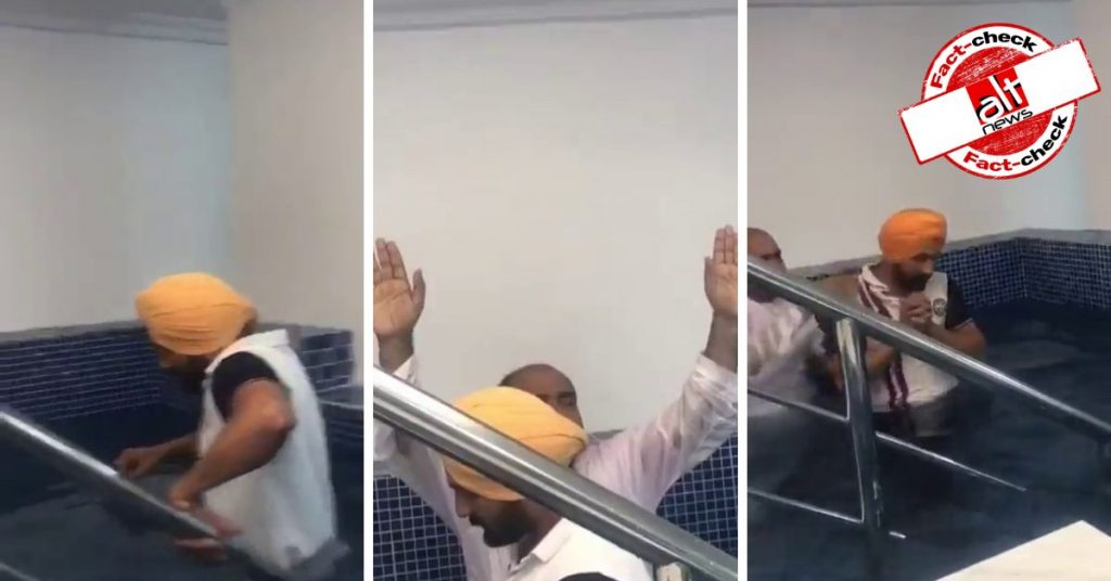 पंजाब के CM चरणजीत चन्नी ने ईसाई धर्म नहीं स्वीकारा था, वायरल वीडियो में दिख रहा व्यक्ति कोई और