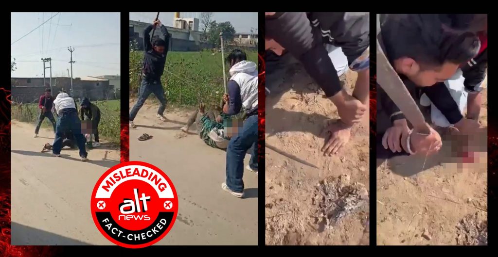 बजरंग दल के सदस्यों द्वारा लोगों पर हमला बताकर हिंसा के 2 वीडियोज़ वायरल