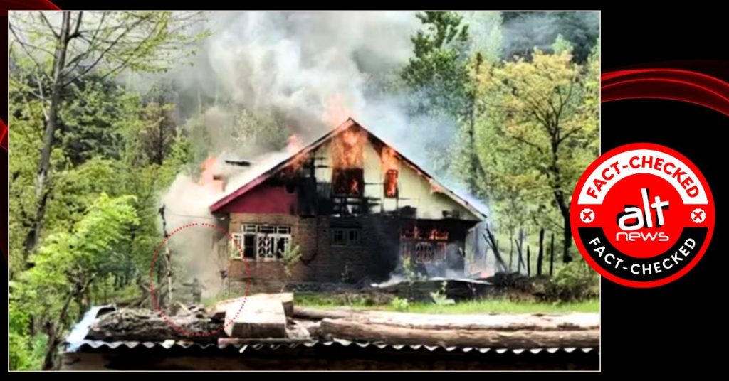 2021 अनंतनाग मुठभेड़ का वीडियो पहलगाम हमले के बाद कार्रवाई के रूप में वायरल