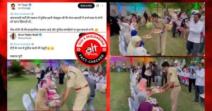 समाजवादी पार्टी के शासनकाल में यूपी पुलिस की इफ़्तार पार्टी बताकर महाराष्ट्र का वीडियो वायरल