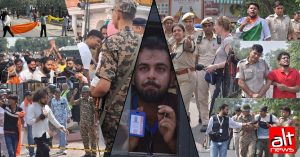 जंतर-मंतर: दिल्ली पुलिस के दोहरे बर्ताव की कई घटनाएं कैमरे में दर्ज, उग्र हिन्दुत्ववादी भीड़ को खुली छूट