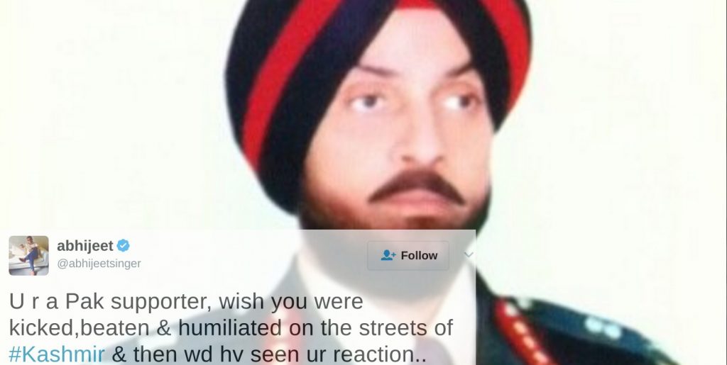 Retired Lieutenant General HS Panag abused by Modi supporters, want him to be kicked, beaten up and humiliated