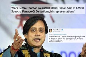 Tharoor farrago