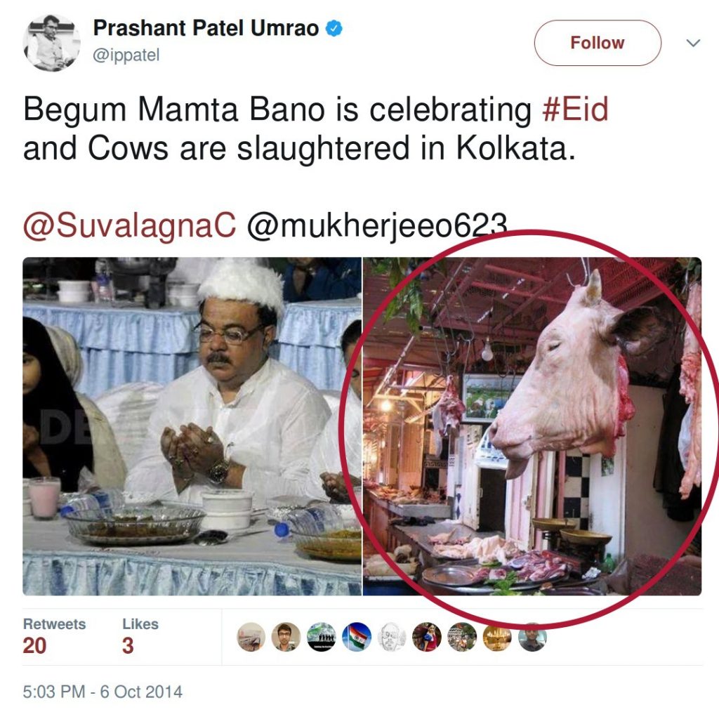Prashant Patel circulates fake image