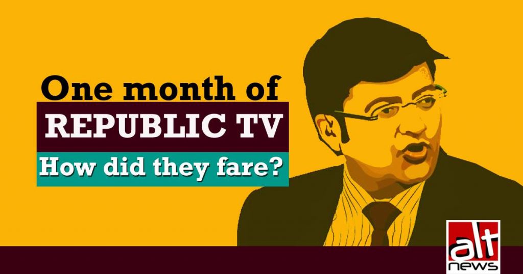 One month of Republic TV – How did they fare?