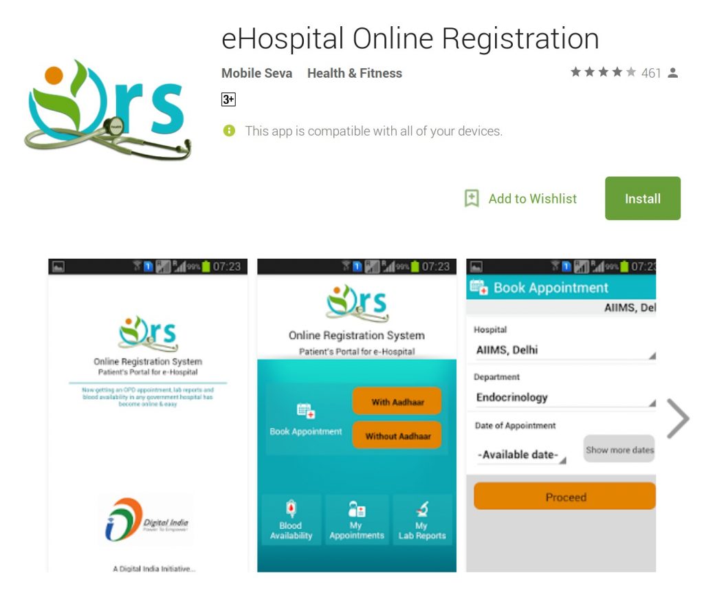 eHospital Online Registration