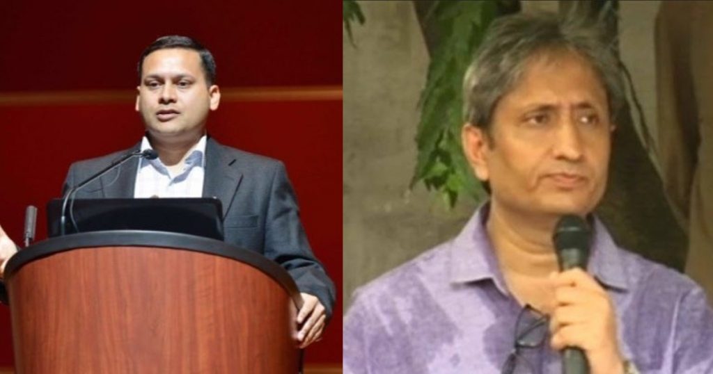 BJP IT Cell head Amit Malviya tries to malign Ravish Kumar by sharing a mischievously edited video clip